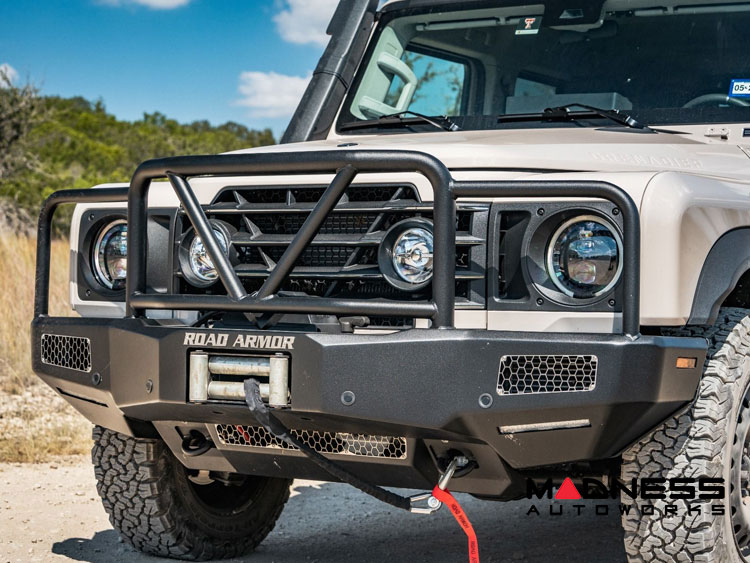 Ineos Grenadier Winch Bumper - Front - Stealth - Road Armor - Lonestar Guard